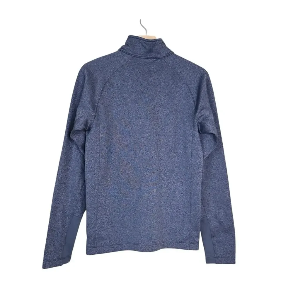 The North Face Mens S Half Zip Pullover in Dark Gray